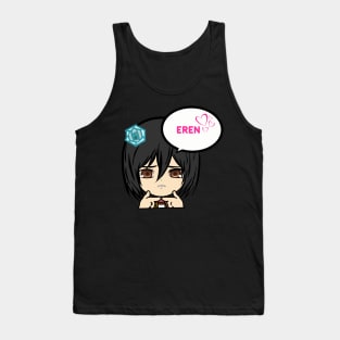 Aot mikasa chibi Tank Top